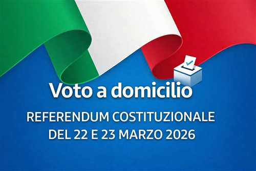 Referendum Costituzionale 2026: voto a domicilio per gli elettori affetti da infermità: domande entro lunedì 2 marzo 2026